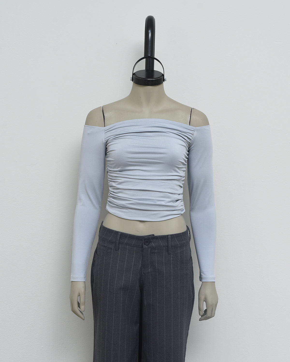 TOP ARIEL - GRIS CLARO