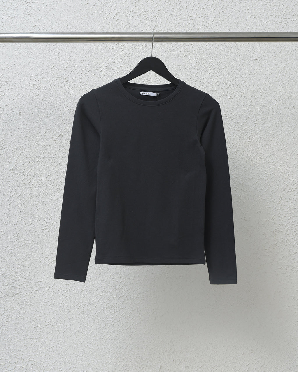 TOP BASICO ALGODON MANGA LARGA - GRAFITO