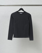 TOP BASICO ALGODON MANGA LARGA - GRAFITO