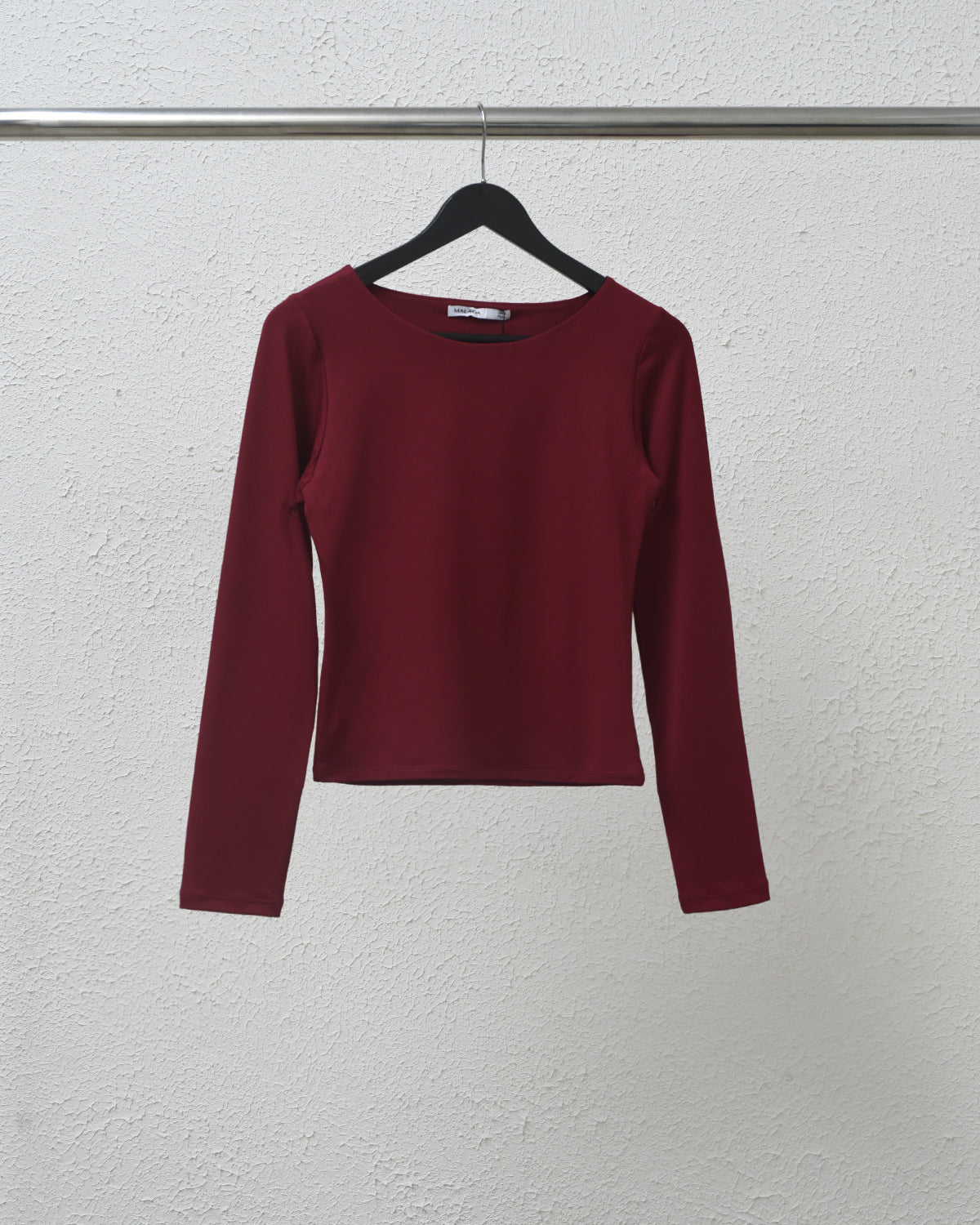 TOP BASICO MANGA LARGA - VINO