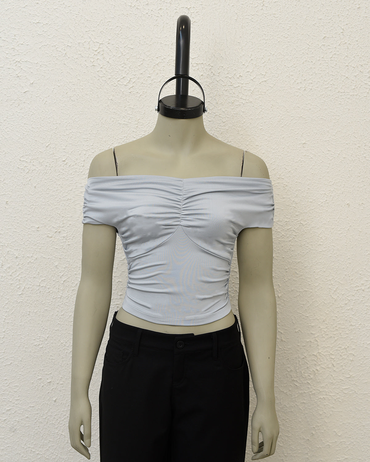 TOP ROSA - GRIS CLARO