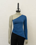 TOP JADE - AZUL COBALTO