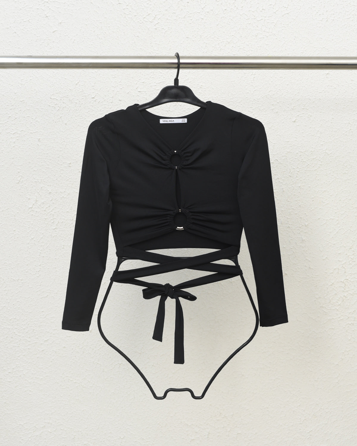 CROP TOP MARBELLA - NEGRO